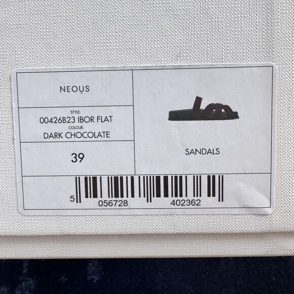 Neous Ibor Suede Slides 39 Chocolate - Picture 12 of 13